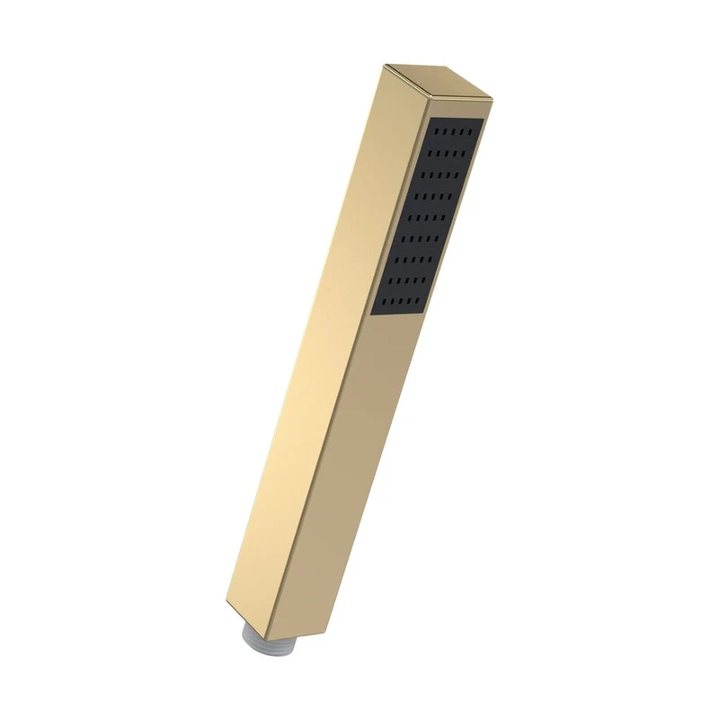 Nuie Shower Parts Minimalist Handset Contemporary Brushed Brass ABS 231x28x28mm