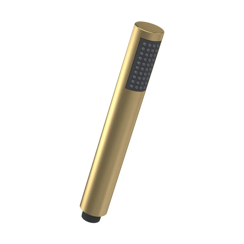 Nuie Shower Parts Easy-clean Handset Contemporary Brushed Brass ABS 210x30x30mm