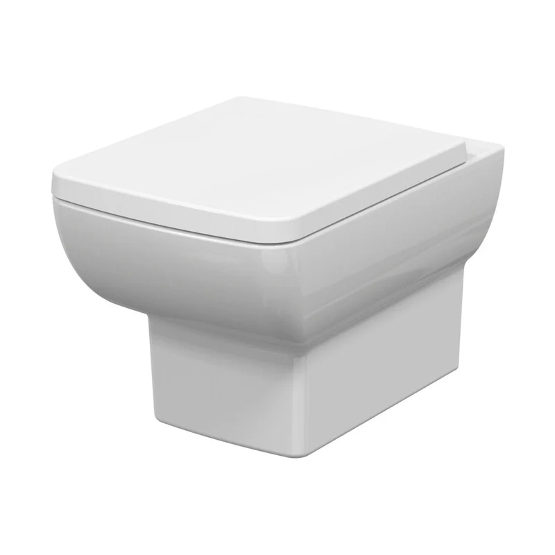 Nuie Cleo Wall Hung Pan Contemporary White Vitreous China 325x358x520mm