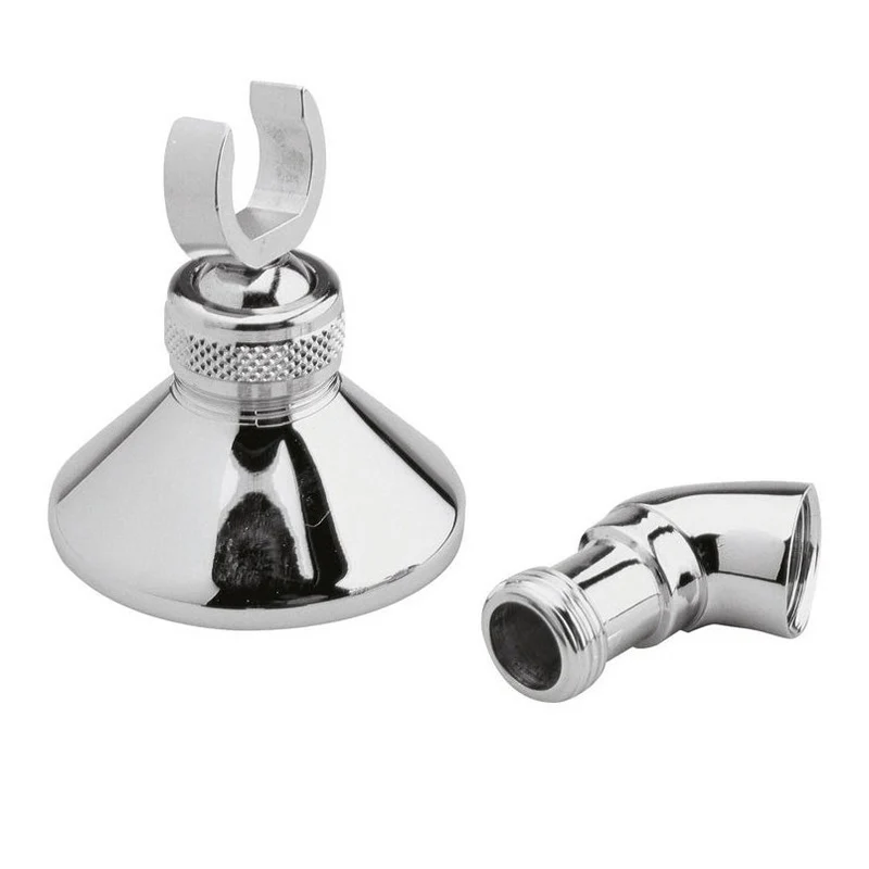 Shower Wall Outlet & Bracket Pack - Chrome
