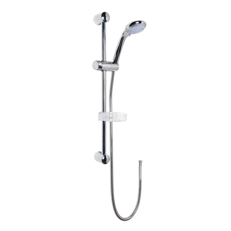 Layla Slide Rail Shower Kit - Chrome
