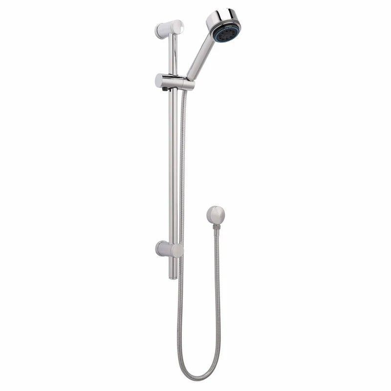 Capri Slide Rail Shower Kit - Chrome