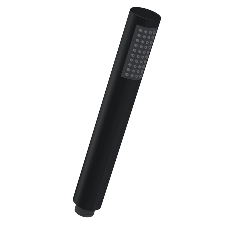 Lana Matt Black Round Shower Handset