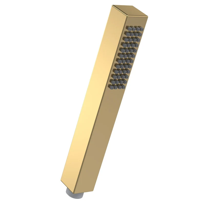 Cape Brushed Brass Square Shower Handset