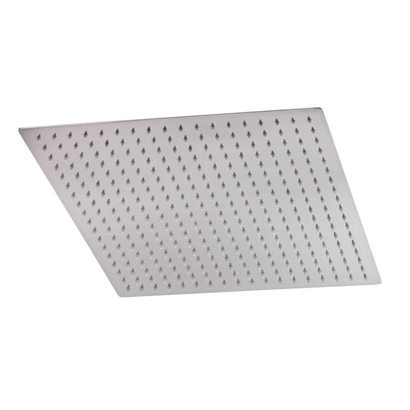 Cape Slimline Square Fixed Head Shower 400 x 400mm - Chrome