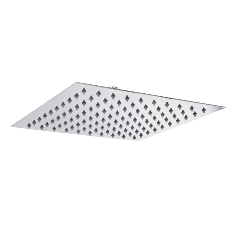 Cape Slimline Square Fixed Head Shower 300 x 300mm - Chrome