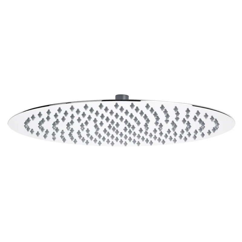 Lana Slimline Round Fixed Head Shower 400 x 400mm - Chrome