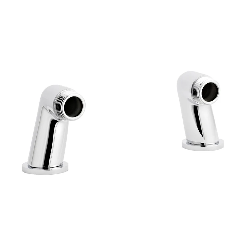 Nuie Tap Extras Inlet Leg Contemporary Chrome Brass 50x47x77mm
