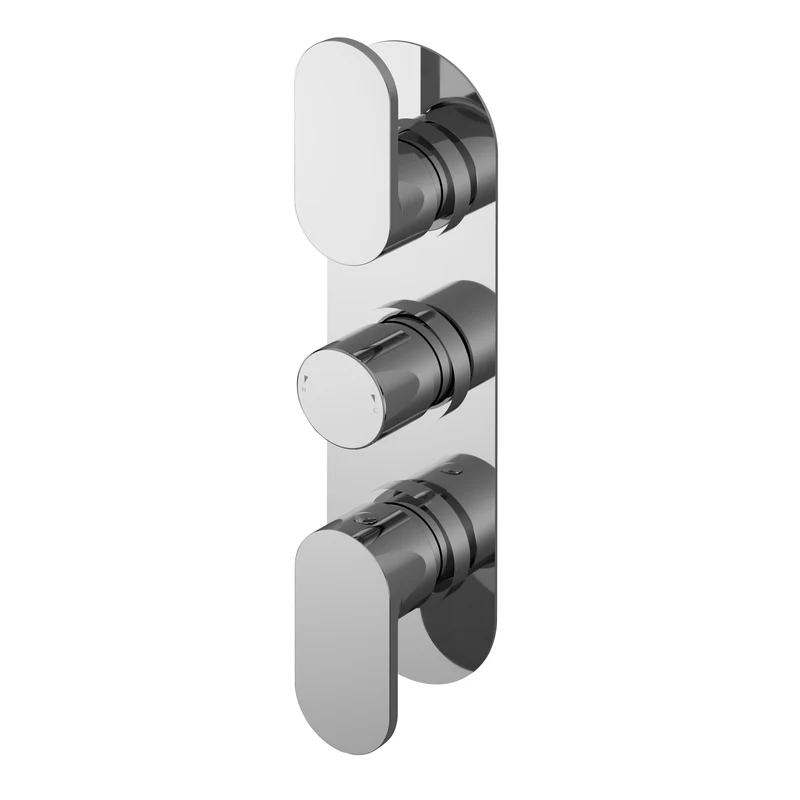 Capri 2 Outlet Concealed Thermostatic Valve With 3 Handles