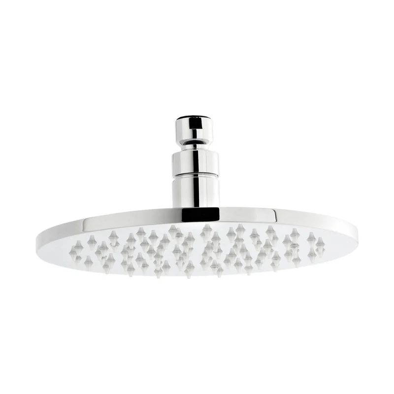Nuie Round Led Fixed Head Contemporary Chrome Brass 58x200x200mm