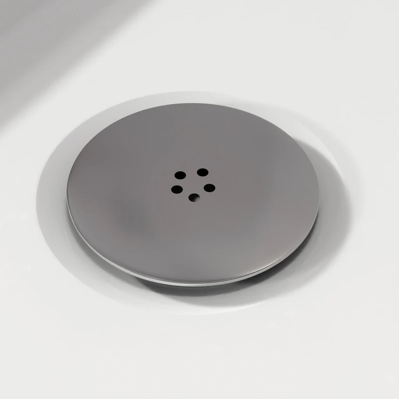 Nuie Shower Tray Wastes Fast Flow Shower Waste Contemporary Chrome Polypropylene 99x116x116mm