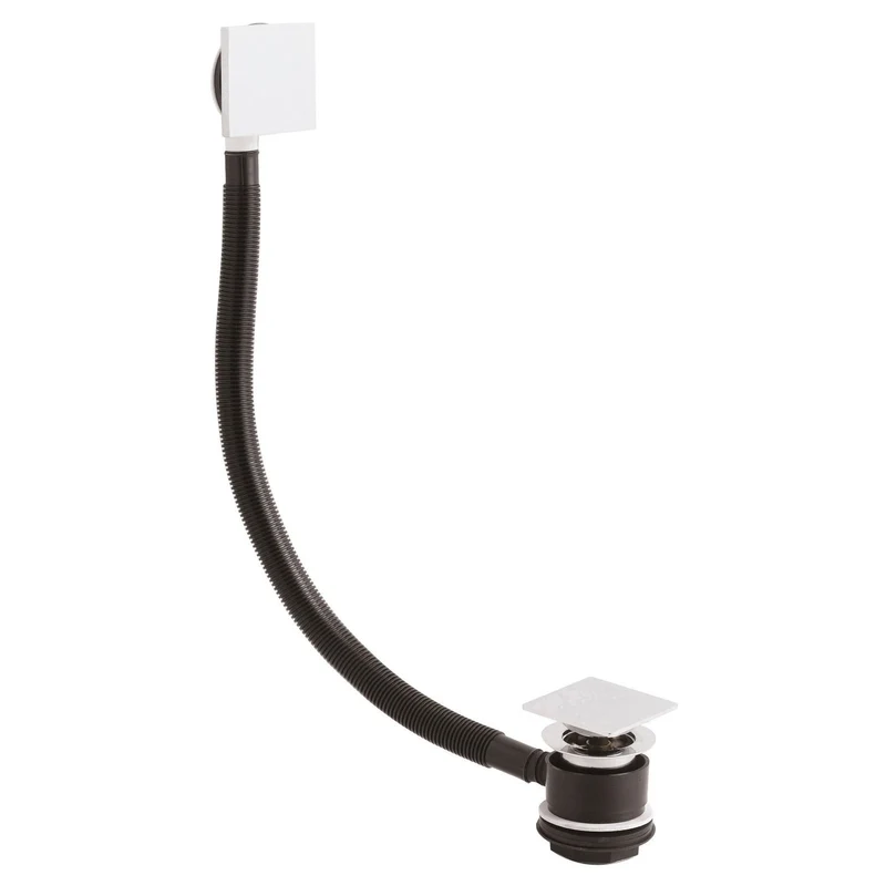 Square Push Open Bath Waste