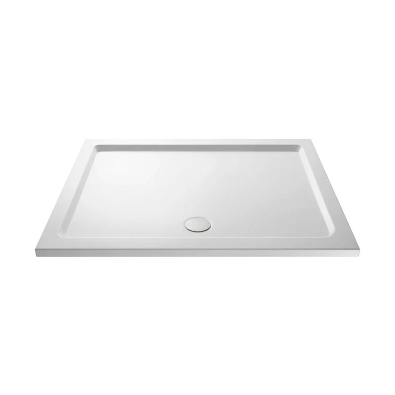 Nuie Rectangular Trays Rectangular Shower Tray 1500 X 900mm Contemporary White Acrylic Capped ABS Caco3 And Pu