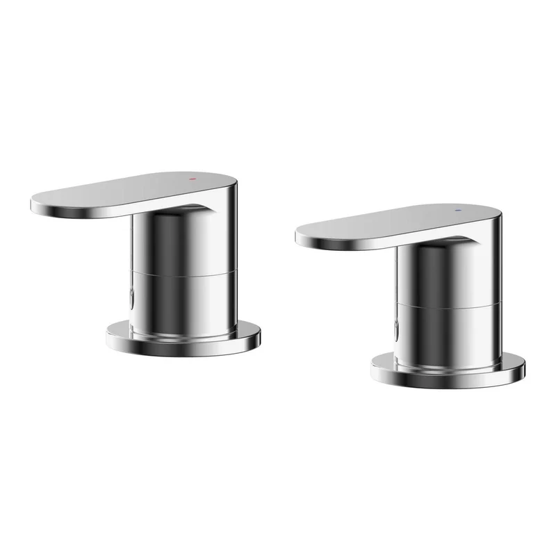 Capri Chrome Bath Panel Valves