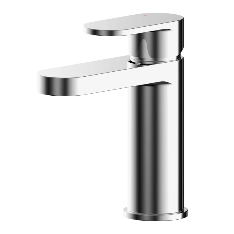 Capri Chrome Basin Mixer With Push Open Waste