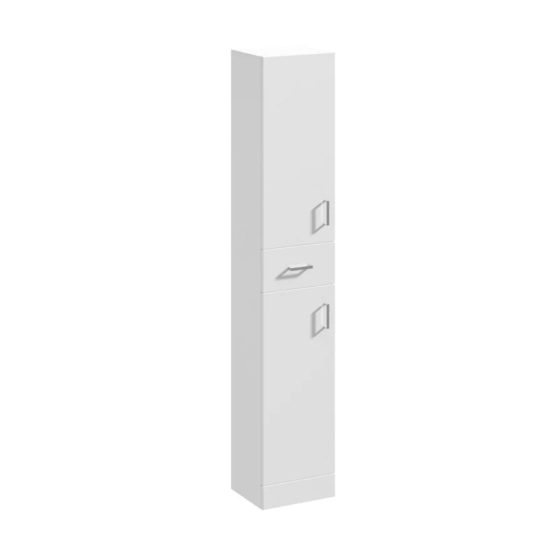 Nuie Mayford 350mm Tall Unit Contemporary Gloss White MFC Painted Gloss 1902x350x330mm