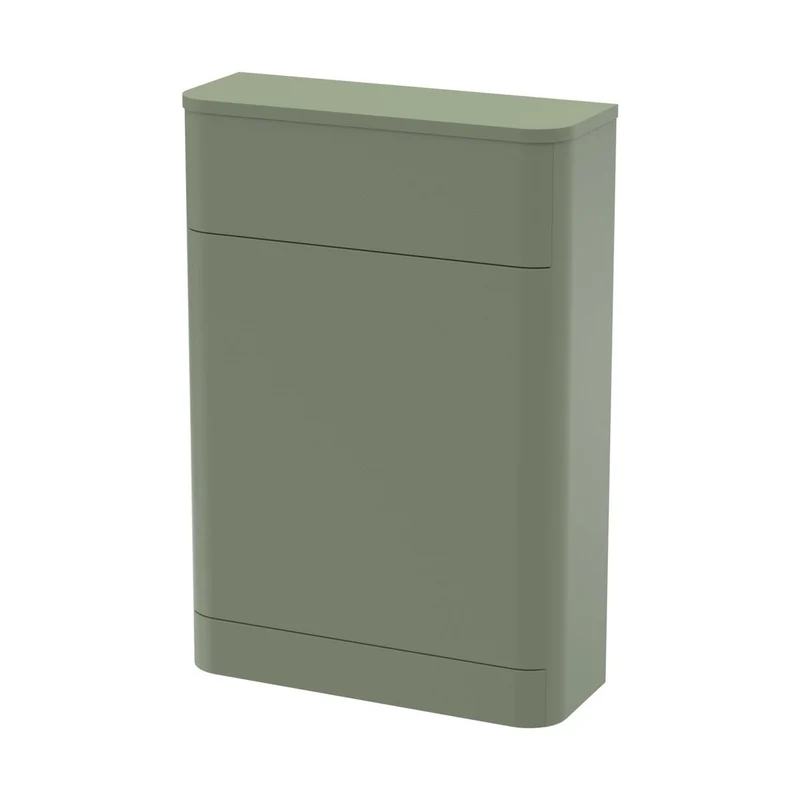 Nuie Parade 550mm Wc Unit Contemporary Satin Green MFC Painted Matt 800x550x205mm