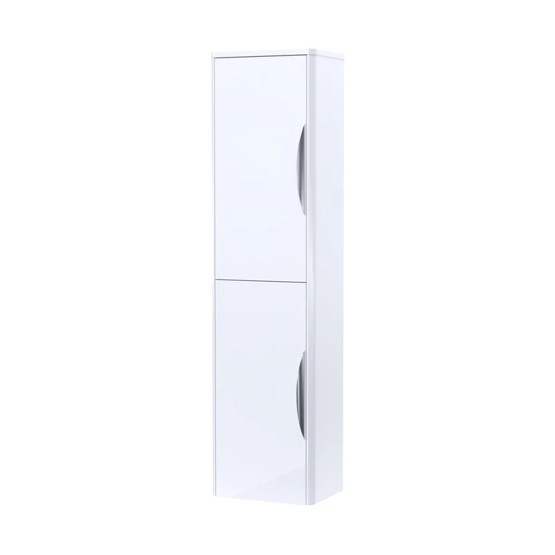Nuie Parade 350mm Tall Unit Contemporary Gloss White MFC Smooth Matt 1399x356x253mm