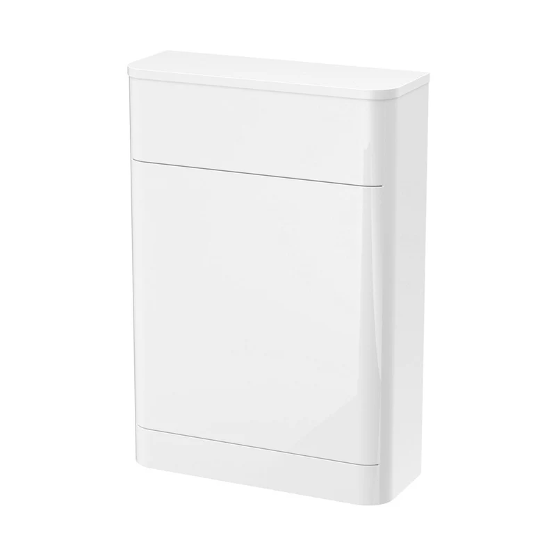 Nuie Parade 550mm Wc Unit Contemporary Gloss White MFC Smooth Matt 800x550x205mm