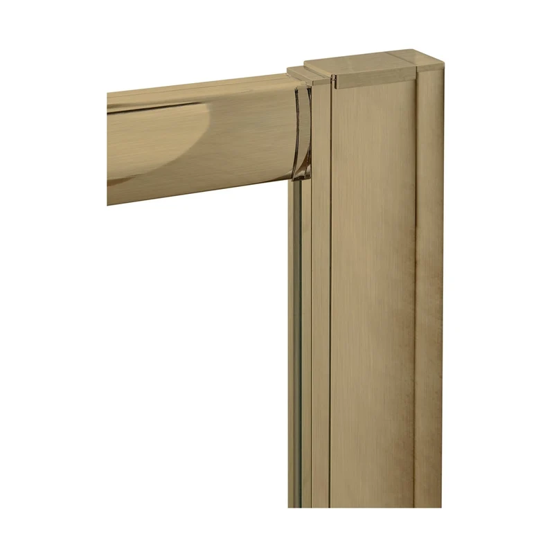 Nuie 1900mm Profile Extension Kit Contemporary Brushed Brass Aluminium 1900x20x49mm
