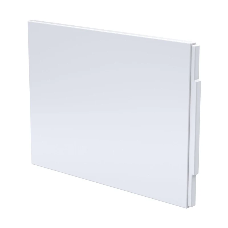 Nuie Acrylic End Panel (700mm) Contemporary European White 510x700x25mm
