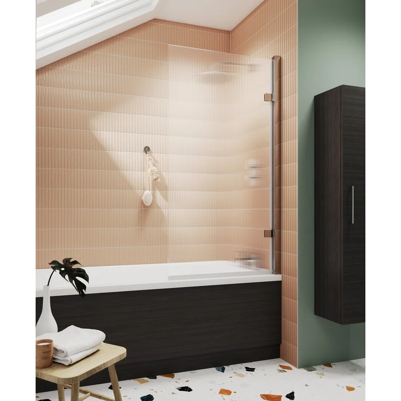 Nuie Arno 300mm Tall Unit (1 Door) Contemporary Charcoal Black MFC Textured Woodgrain 1435x300x260mm