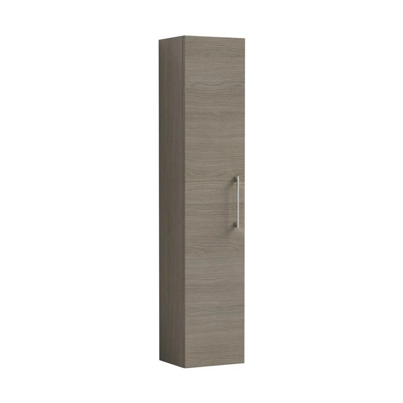 Nuie Arno 300mm Tall Unit (1 Door) Contemporary Solace Oak MFC Textured Woodgrain 1435x300x260mm