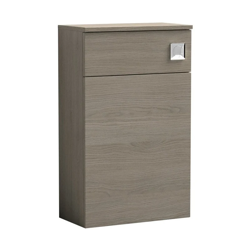Nuie Arno 500 Wc Unit (235 Deep) Contemporary Solace Oak MFC Textured Woodgrain 818x502x253mm