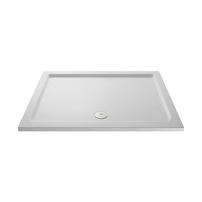 Nuie Rectangular Trays Slip Resistant Rectangular Shower Tray 1700 X 700mm Contemporary European White Acrylic Capped ABS Caco3 And Pu