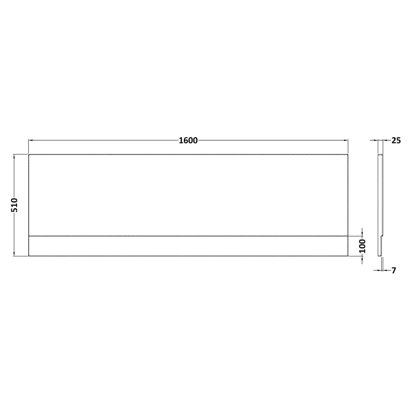 Acrylic Bath Front Panel