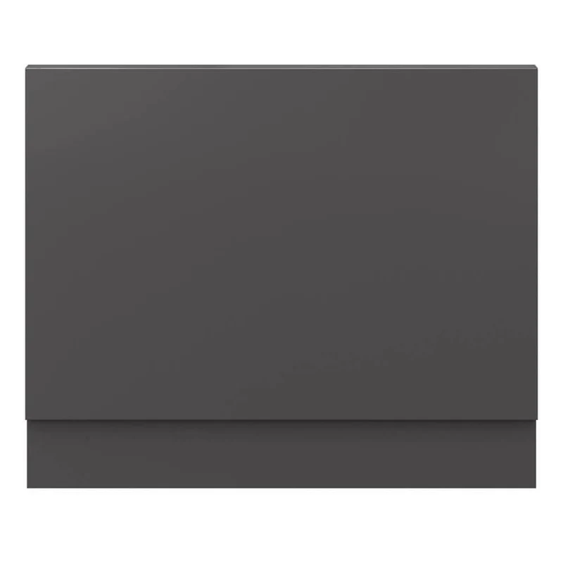 Cape Wooden Bath End Panel - Gloss Grey