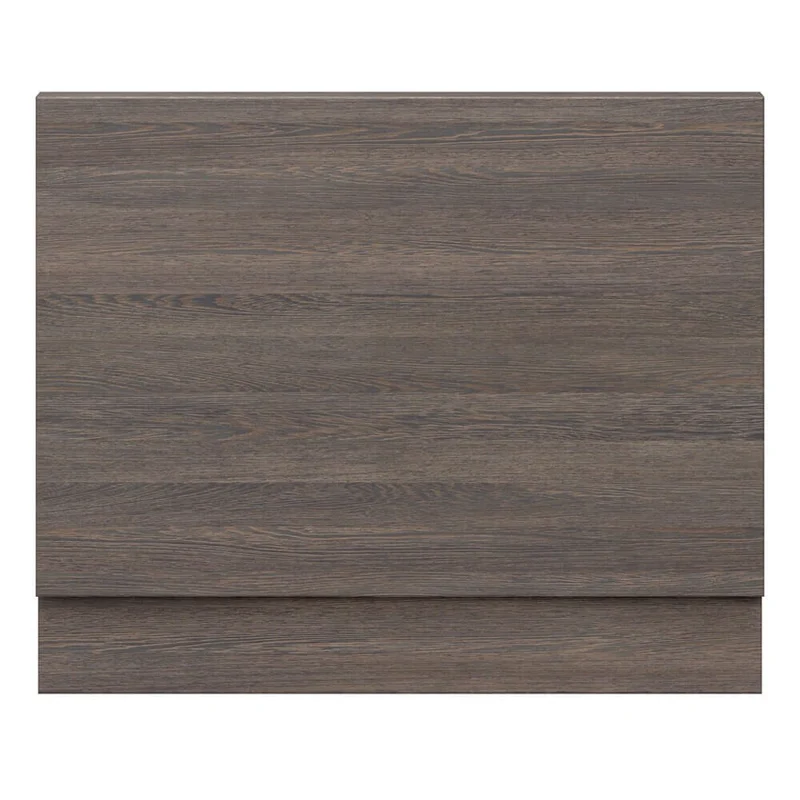 Cape Wooden Bath End Panel - Anthracite Woodgrain