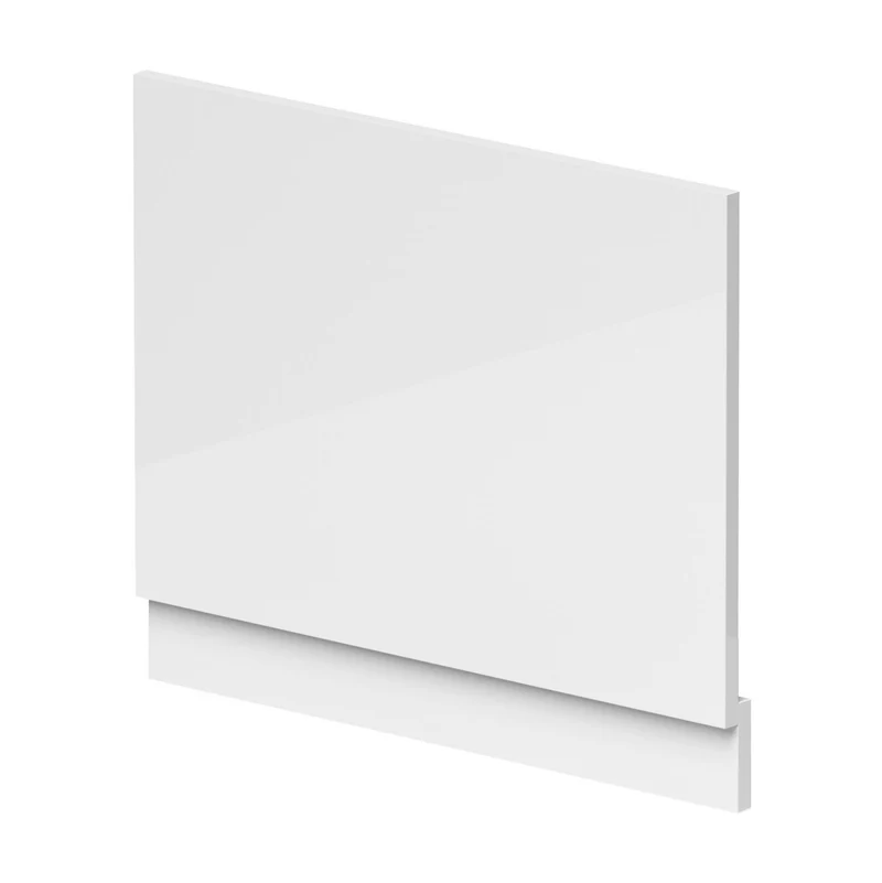 Cape Wooden Bath End Panel - Gloss White