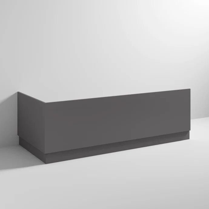 Cape Wooden Bath Front Panel - Gloss Grey