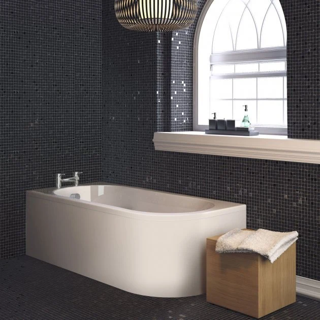 Capri Corner Bath With Panel 1700 x 725mm