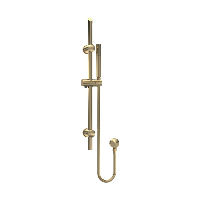 Nuie Slide Rail Kit Contemporary Brushed Brass Brass ABS 740x140x76mm