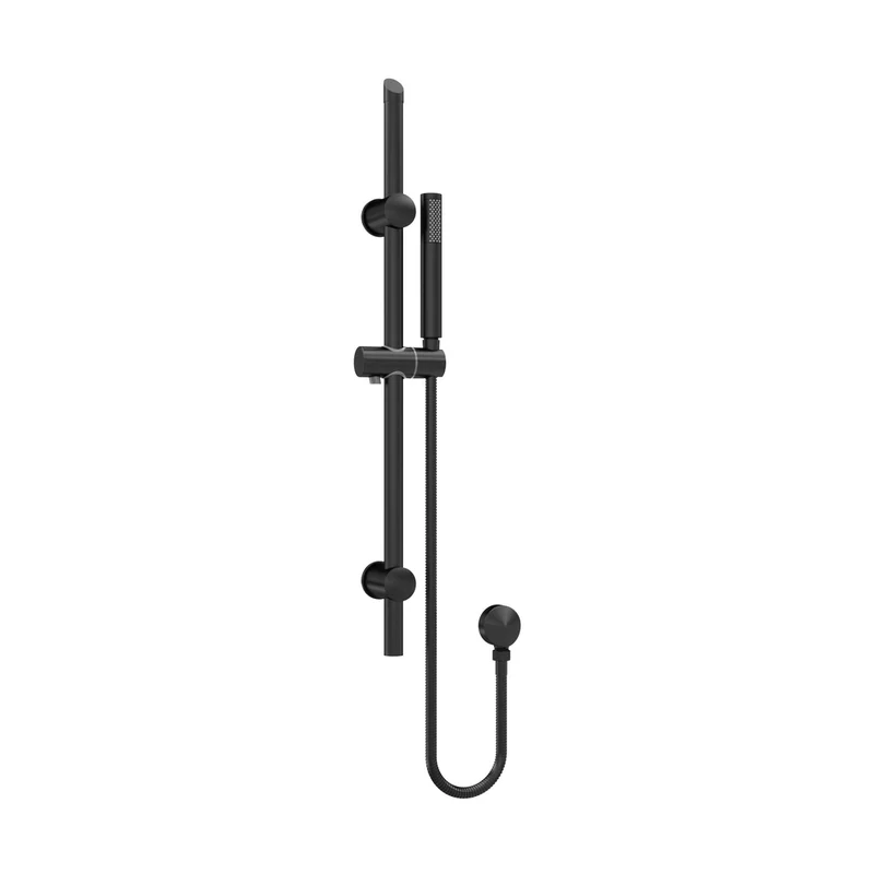 Nuie Aztec Slide Rail Kit Contemporary Matt Black Brass ABS 740x140x76mm