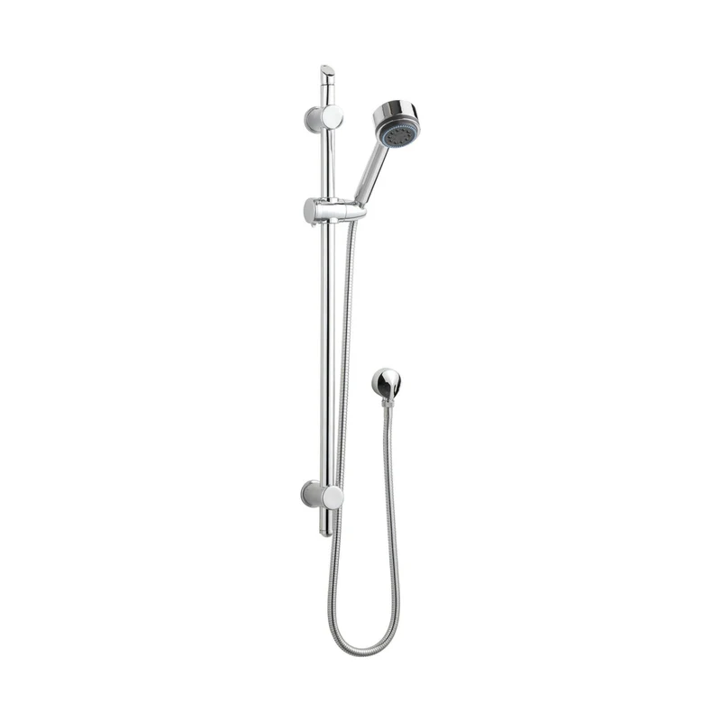 Nuie Slide Rail Kit Contemporary Chrome Brass ABS 740x140x76mm