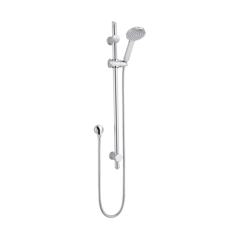 Nuie Slide Rail Kit Contemporary Chrome Brass ABS