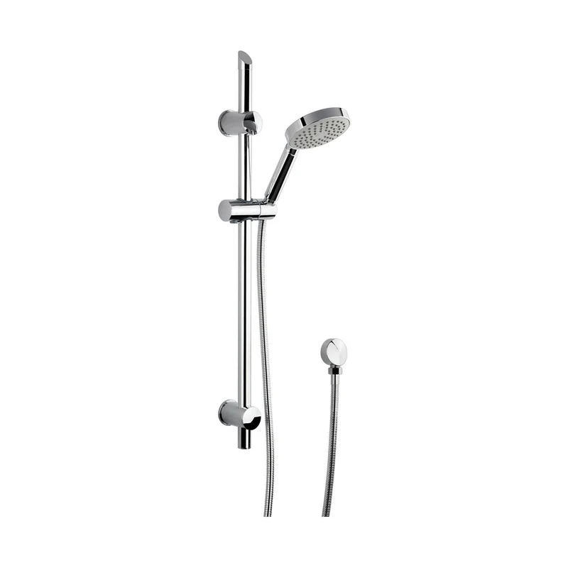 Nuie Slide Rail Kit Contemporary Chrome Brass ABS 740x96x76mm