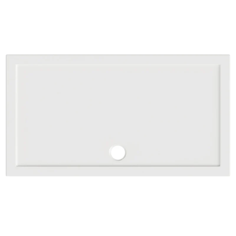 Stone Resin 40mm Rectangular Shower Tray & Waste 1700 x 760mm