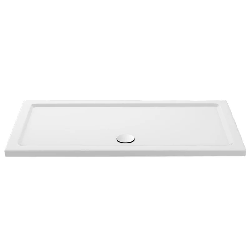 Stone Resin 40mm Rectangular Shower Tray & Waste 1600 x 700mm