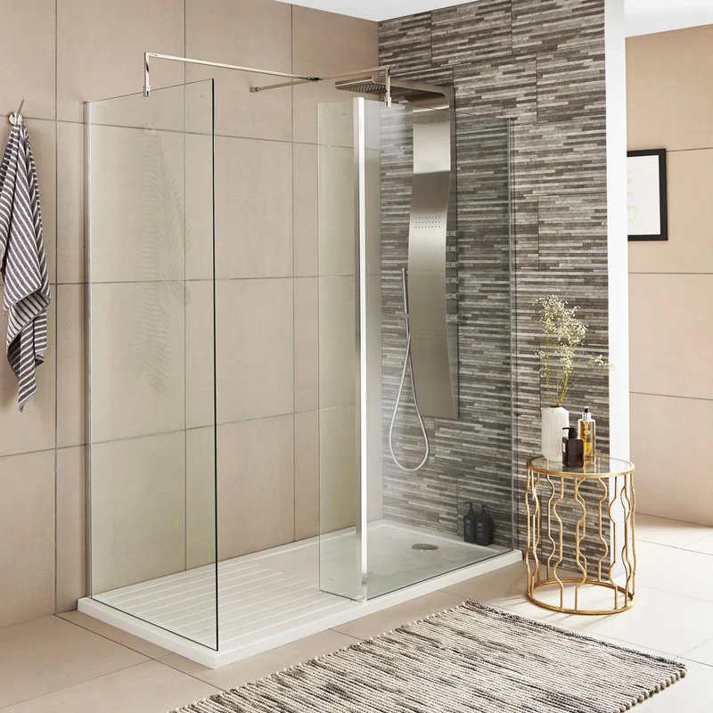 Walk In Shower Tray & Waste 1700 x 800mm