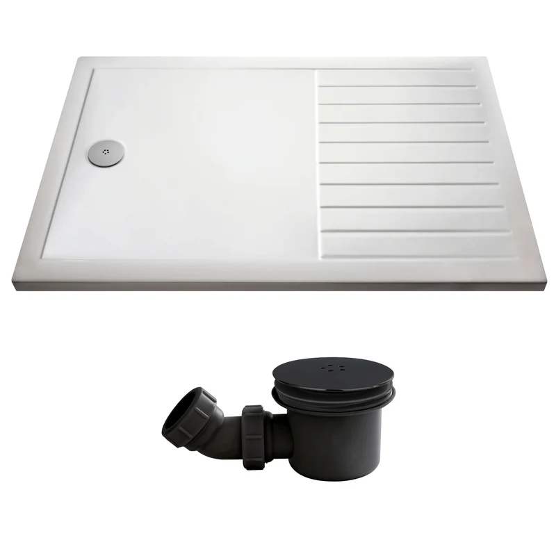 Walk In Shower Tray & Waste 1700 x 800mm