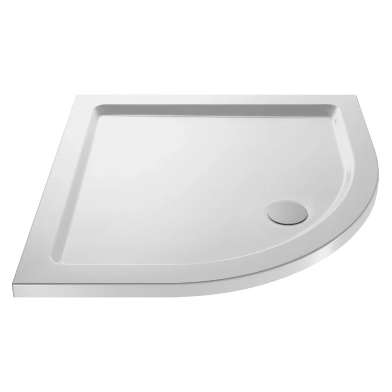 Stone Resin 40mm Quadrant Shower Tray & Waste 700 x 700mm