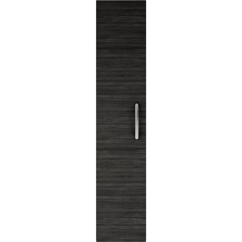 Cape 300mm Tall Unit With 1 Door - Charcoal Black