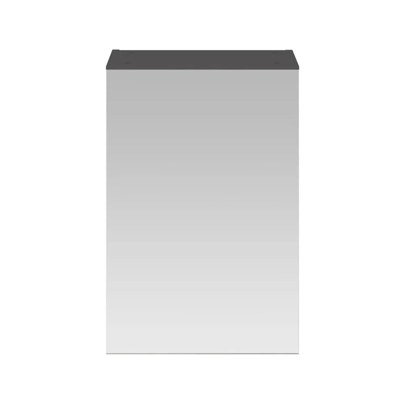 Cape 450mm Mirror Cabinet - Gloss Grey