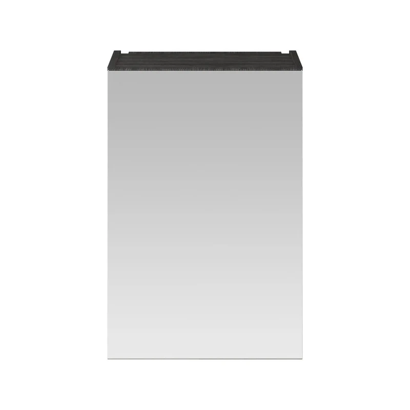 Cape 450mm Mirror Cabinet - Charcoal Black
