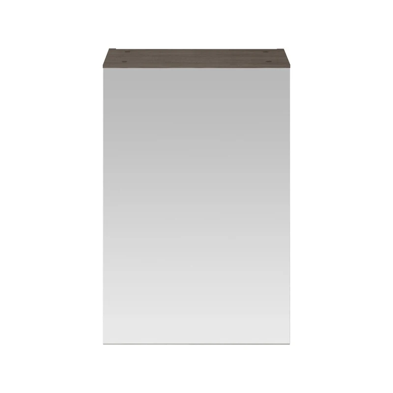 Cape 450mm Mirror Cabinet - Anthracite Woodgrain