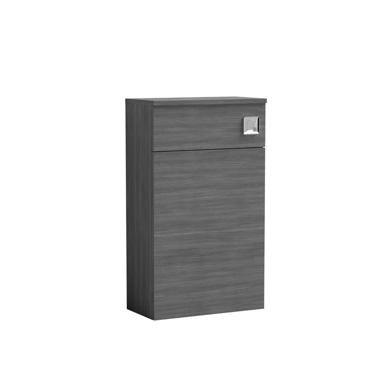Cape 500mm Toilet Unit - Anthracite Woodgrain